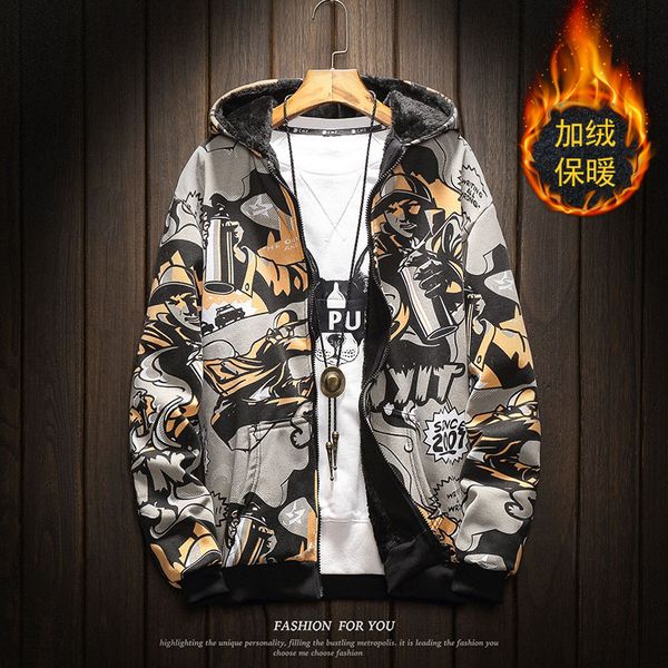 zogaa 2019 new men's autumn winter hoodies men's plus velvet thickening warm sweatshirts printed cartoon hoodies, Black
zogaa 2019 new men's autumn winter hoodies men's plus velvet thickening warm sweatshirts printed cartoon hoodies, Black