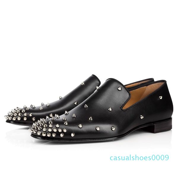 new men luxury designer loafers casual shoes triple black red matte patent leather spike sneakers for business wedding flat bottoms c09
new men luxury designer loafers casual shoes triple black red matte patent leather spike sneakers for business wedding flat bottoms c09