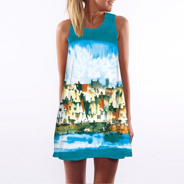 woman dresses summer dress de vestido festa chiffon dress print summer style womens dress sleeveless party dresses designer clothes, Black;gray
woman dresses summer dress de vestido festa chiffon dress print summer style womens dress sleeveless party dresses designer clothes, Black;gray