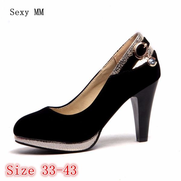 flock ladies pumps fashion women high heel party shoes woman thin high heels stiletto kitten heels plus size 33-40.41.42.43, Black
flock ladies pumps fashion women high heel party shoes woman thin high heels stiletto kitten heels plus size 33-40.41.42.43, Black