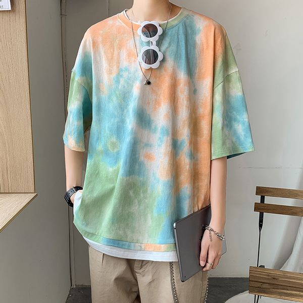 лето tie-dye футболка мужская мода повседневная хлопок камуфляж футболка мужчины уличная свободные хип-хоп с короткими рукавами футболки муж, White;black
лето tie-dye футболка мужская мода повседневная хлопок камуфляж футболка мужчины уличная свободные хип-хоп с короткими рукавами футболки муж, White;black