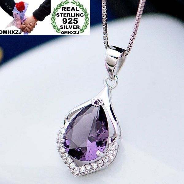 omhxzj wholesale european fashion woman girl party wedding gift amethyst zircon 925 sterling silver necklace pendant charm ca88
omhxzj wholesale european fashion woman girl party wedding gift amethyst zircon 925 sterling silver necklace pendant charm ca88