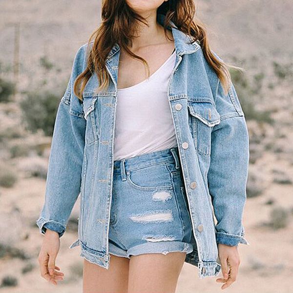2019 women basic coat denim jacket women winter denim jacket for jeans coat loose casual outwear, Black;brown
2019 women basic coat denim jacket women winter denim jacket for jeans coat loose casual outwear, Black;brown