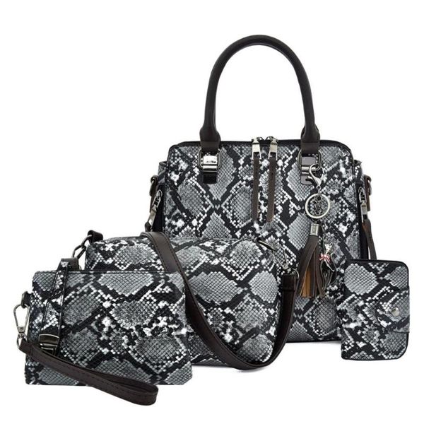 women bag shoulder messenger fashion 4pcs zipper leather solid color temperament leather tassels simple multifunctional h1
women bag shoulder messenger fashion 4pcs zipper leather solid color temperament leather tassels simple multifunctional h1
