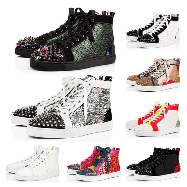 red bottom spike shoes designer mens womens platform fashion brand luxury sneakers 2020 new arrivals red bottoms size 13, Black
red bottom spike shoes designer mens womens platform fashion brand luxury sneakers 2020 new arrivals red bottoms size 13, Black