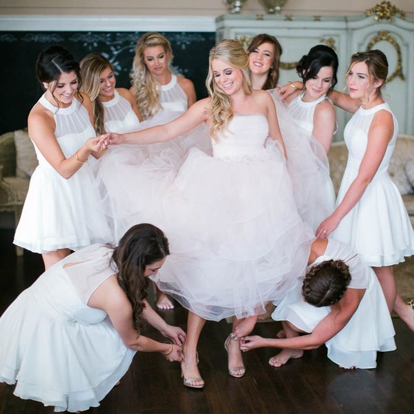 jewel neck chiffon knee length short bridesmaids dresses formal vestidos de honor of maid 2019 vestidos de bridesmaid prom party gown, White;pink
jewel neck chiffon knee length short bridesmaids dresses formal vestidos de honor of maid 2019 vestidos de bridesmaid prom party gown, White;pink