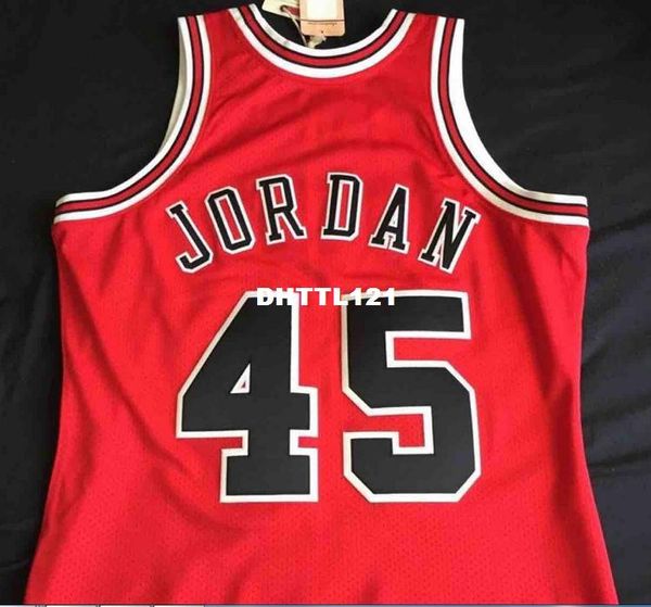 men vintage red white 1994-95 michael #45 mesh real embroidery bsaketball jersey size s-4xl or custom any name or number jersey, Red;gray
men vintage red white 1994-95 michael #45 mesh real embroidery bsaketball jersey size s-4xl or custom any name or number jersey, Red;gray