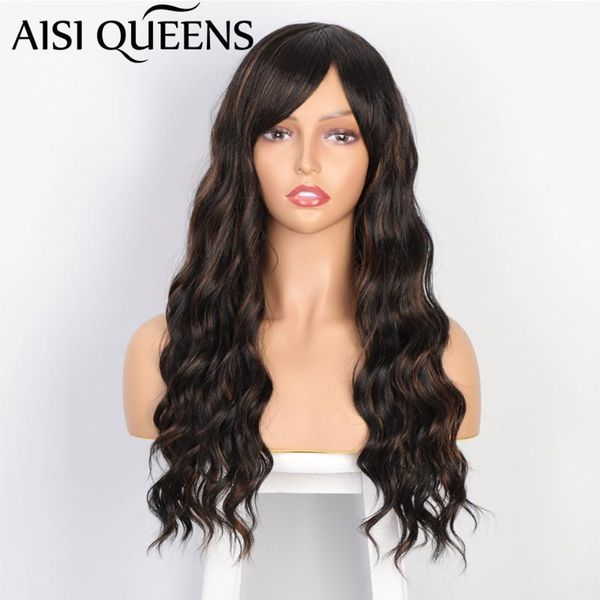 aisi queens long curly synthetic wigs with bangs water wave black gold ombre for women cosplay wig female daily false hair
aisi queens long curly synthetic wigs with bangs water wave black gold ombre for women cosplay wig female daily false hair