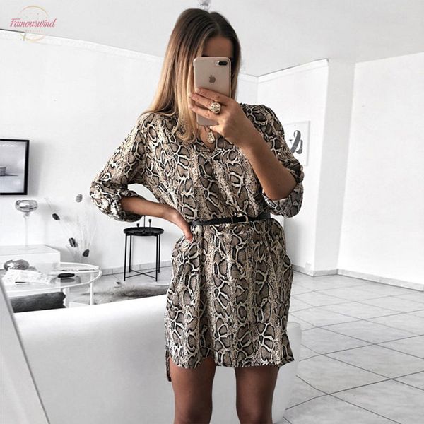 fashion women leopard t shirt dress elegant long sleeve party club dress v neck ol clothing dames robe femme vestidos streetwear, Black;gray
fashion women leopard t shirt dress elegant long sleeve party club dress v neck ol clothing dames robe femme vestidos streetwear, Black;gray