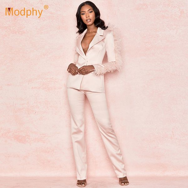 spring apricot two-piece long-sleeved solid color suit jacket straight pants casual women's suit celebrity runway party set, White
spring apricot two-piece long-sleeved solid color suit jacket straight pants casual women's suit celebrity runway party set, White