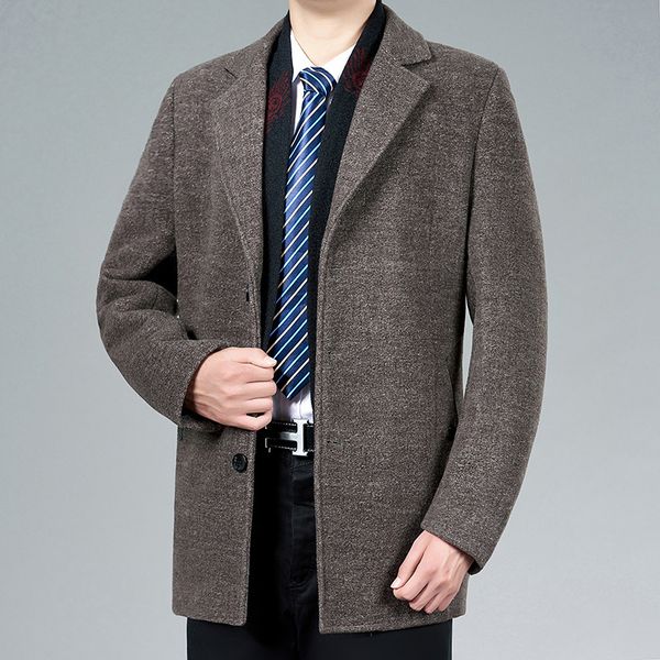 new arrival fashion winter men wool overcoat belt neck thickened casual single breasted thick mens size m l 2xl 3xl, Black
new arrival fashion winter men wool overcoat belt neck thickened casual single breasted thick mens size m l 2xl 3xl, Black