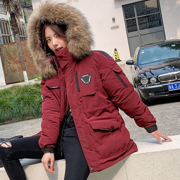 winter warm coat women 2019 parka coat womens thicken hooded jacket casual faux fur collar parkas veste femme, Black
winter warm coat women 2019 parka coat womens thicken hooded jacket casual faux fur collar parkas veste femme, Black