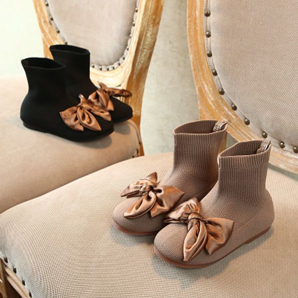 kids fashion hosiery boot children new bow knit ankle boots girls princess boots kids solid color flat shoes 2019 autumn trend quality, Black;grey
kids fashion hosiery boot children new bow knit ankle boots girls princess boots kids solid color flat shoes 2019 autumn trend quality, Black;grey