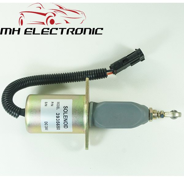

mh electronic for cummins 6ct diesel parts engine ssolenoid 24v 3935650 3935649 fuel shutdown solenoid valve shut off stop