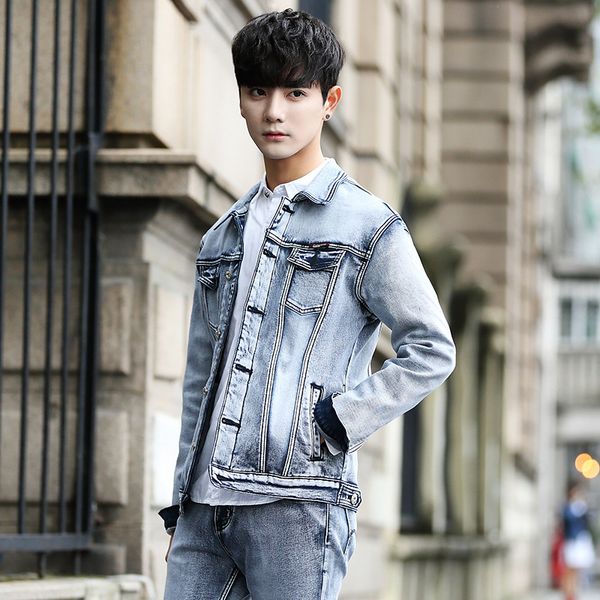fashion man denim jacket men's korean-style teenager coat men's 2019 autumn and winter new style wear 005-2, Black;brown
fashion man denim jacket men's korean-style teenager coat men's 2019 autumn and winter new style wear 005-2, Black;brown