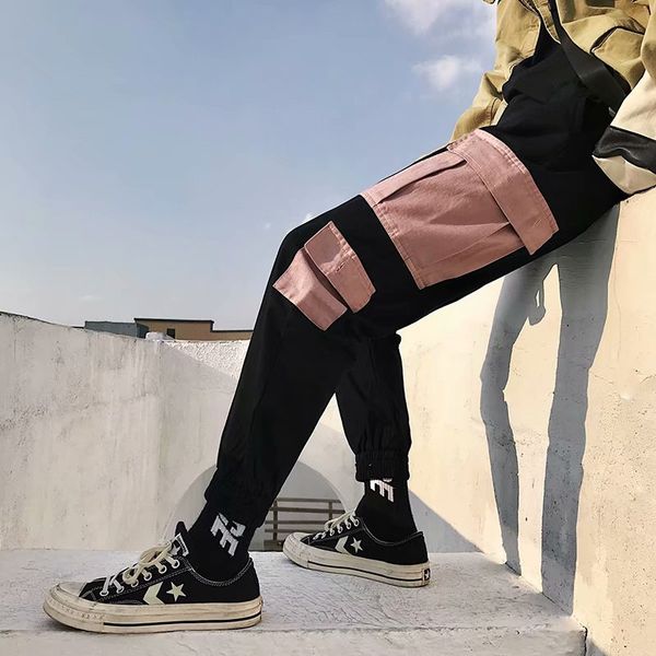 plus size cargo pants men casual spring and autumn overalls loose bf youth streetwear hip-hop leisure multi-pocket mens trousers, Black
plus size cargo pants men casual spring and autumn overalls loose bf youth streetwear hip-hop leisure multi-pocket mens trousers, Black