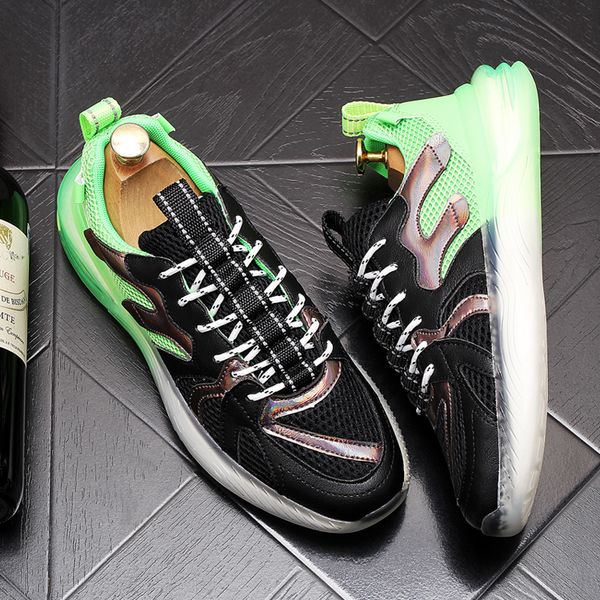 2020 new summer breathable men high hip hop punk platform shoes sneakers men's casual shoes loafers chaussure homme, Black
2020 new summer breathable men high hip hop punk platform shoes sneakers men's casual shoes loafers chaussure homme, Black