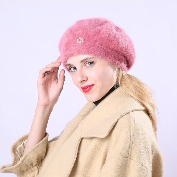 women hat korean version autumn and winter wool warm berets ladies paint cute knit plus velvet crown tide fur hat sn137, Blue;gray
women hat korean version autumn and winter wool warm berets ladies paint cute knit plus velvet crown tide fur hat sn137, Blue;gray