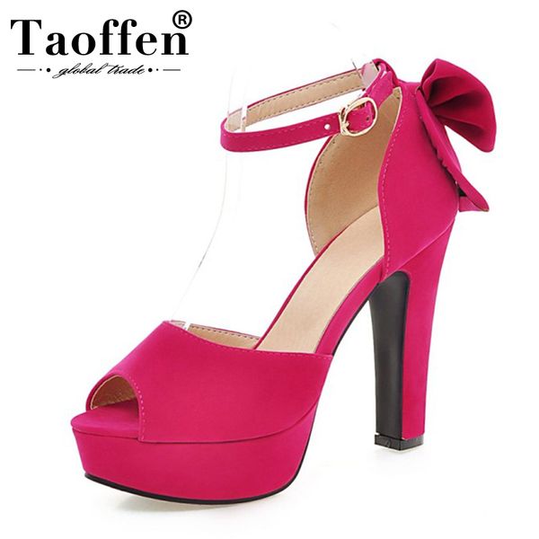 taoffen plus size 31-47 women sandals bowknot fashion platform high heel summer shoes women party wedding shoes lady footwear, Black
taoffen plus size 31-47 women sandals bowknot fashion platform high heel summer shoes women party wedding shoes lady footwear, Black