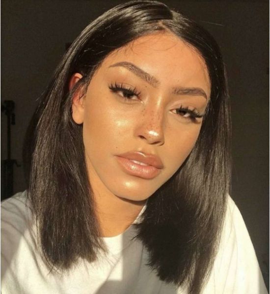 short bob human hair lace front wig brazilian virgin 130% glueless silky straight hair wigs with baby hair for black women 10a grade, Black;brown
short bob human hair lace front wig brazilian virgin 130% glueless silky straight hair wigs with baby hair for black women 10a grade, Black;brown