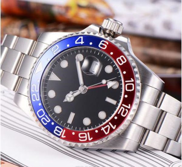 luxury gmt 40mm dial watch stainless steel strap sapphire 40mm ceramic bezel automatic mechanical mens watches de luxe or, Slivery;brown
luxury gmt 40mm dial watch stainless steel strap sapphire 40mm ceramic bezel automatic mechanical mens watches de luxe or, Slivery;brown