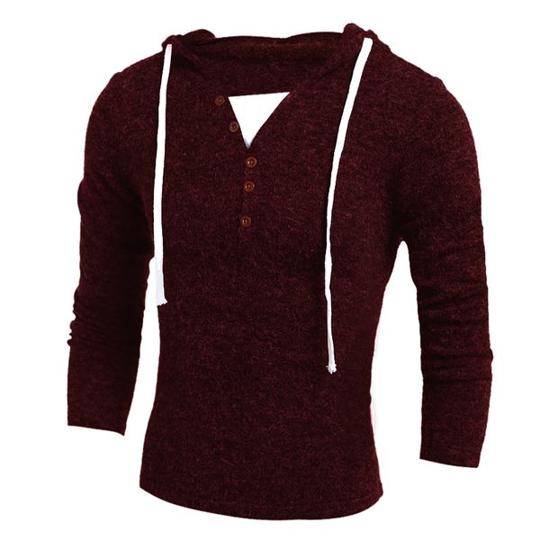 Men's Sweater 2018 Fashion Brand Hooded Sweaters Casual Knitted Pullover Solid Color Knitwear Slim Men Jumpers Pull Homme XXL
Men's Sweater 2018 Fashion Brand Hooded Sweaters Casual Knitted Pullover Solid Color Knitwear Slim Men Jumpers Pull Homme XXL