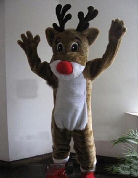 2019 new ems rudolph reindeer mascot costume classic cartoon costumes size, Red;yellow
2019 new ems rudolph reindeer mascot costume classic cartoon costumes size, Red;yellow