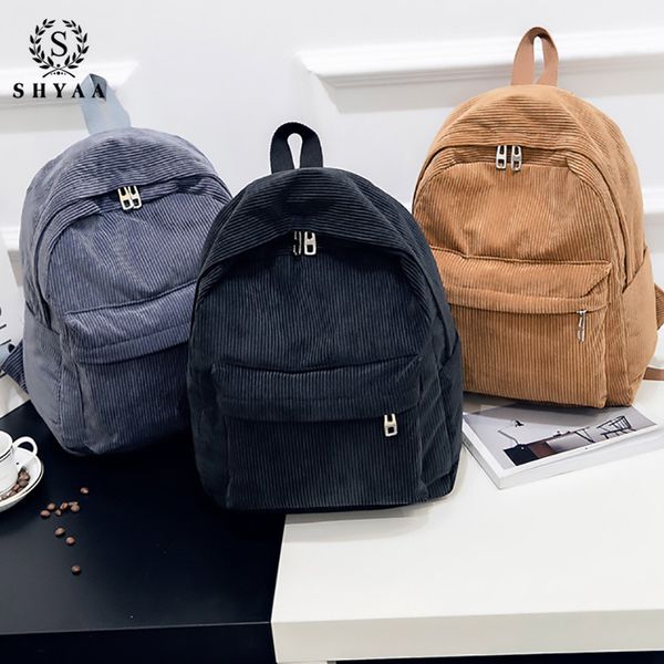 shyaa new corduroy women backpack pure color women travel bag fashion double backpack female mochila bagpack pack design
shyaa new corduroy women backpack pure color women travel bag fashion double backpack female mochila bagpack pack design
