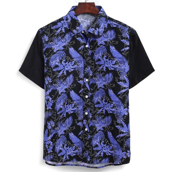men summer casual shirt printed short sleeve loose short sleeve tropical print patchwork button down shirt clothes #5.2, White;black
men summer casual shirt printed short sleeve loose short sleeve tropical print patchwork button down shirt clothes #5.2, White;black