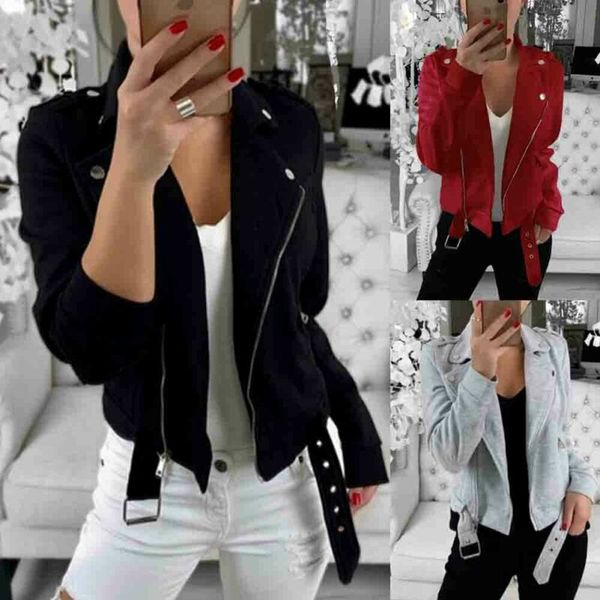 women casual jacket coats zip up biker flight casual coat outwear zipper fsahion overcoat motorcycle blazer plus size, Black;brown
women casual jacket coats zip up biker flight casual coat outwear zipper fsahion overcoat motorcycle blazer plus size, Black;brown