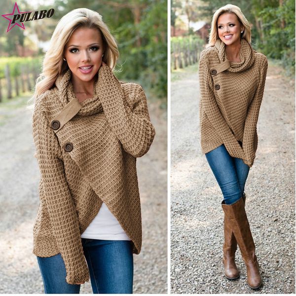 pulabo women's chunky turtle cowl neck asymmetric hem wrap sweater coat with button details womens sweaters 2018 winter, White;black
pulabo women's chunky turtle cowl neck asymmetric hem wrap sweater coat with button details womens sweaters 2018 winter, White;black