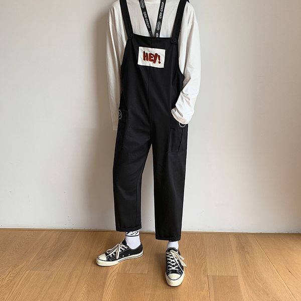 2020 summer autumn men's jumpsuit overall solid pocket loose casual pants, Blue
2020 summer autumn men's jumpsuit overall solid pocket loose casual pants, Blue