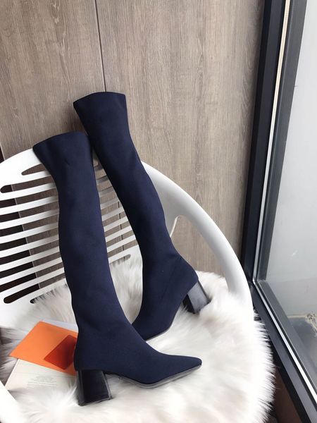 qiu dong is fashionable female shoe elasticities knit boots luxury stylist stockings boots big high-heeled shoes, Black
qiu dong is fashionable female shoe elasticities knit boots luxury stylist stockings boots big high-heeled shoes, Black