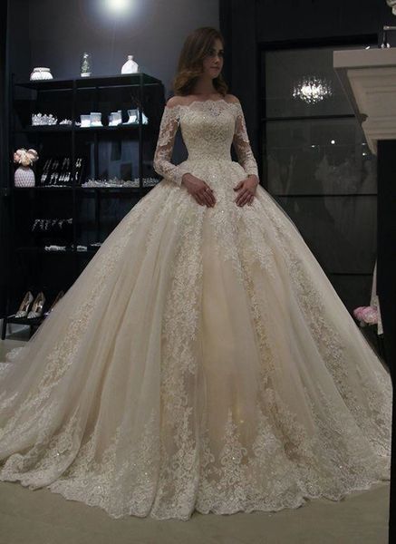 Plus Size Wedding Dresses Bridal Gowns High Fashoing Off the Shoulder Long Sleeve Robe Mariee Bead Lace Corset vestidos de noiva Dress, Pink
Plus Size Wedding Dresses Bridal Gowns High Fashoing Off the Shoulder Long Sleeve Robe Mariee Bead Lace Corset vestidos de noiva Dress, Pink