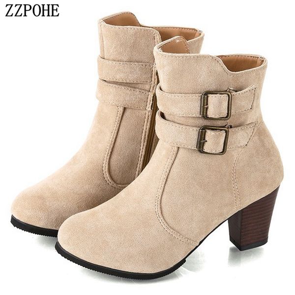 zzpohe 2019 autumn winter women boots women's high heels warm ankle boots female party shoes plus size 35-43, Black
zzpohe 2019 autumn winter women boots women's high heels warm ankle boots female party shoes plus size 35-43, Black