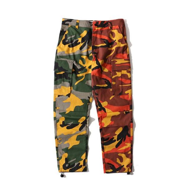 Two-Tone Camo Pants Hip Hop Patchwork Camouflage Cargo Trouser Casual Cotton Multi Pockets Pant Streetwear
Two-Tone Camo Pants Hip Hop Patchwork Camouflage Cargo Trouser Casual Cotton Multi Pockets Pant Streetwear