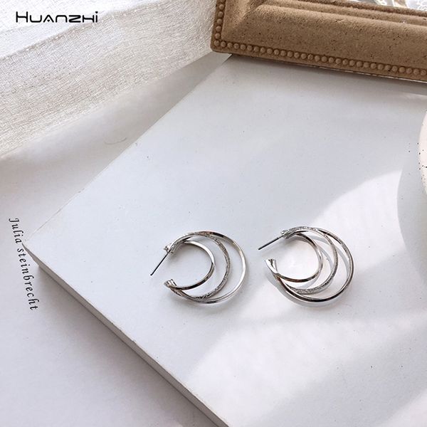 huanzhi 2019 gold silver metal half ring circle round c shape earrings multi-layer staggered geometric irregular earrings, Golden;silver
huanzhi 2019 gold silver metal half ring circle round c shape earrings multi-layer staggered geometric irregular earrings, Golden;silver