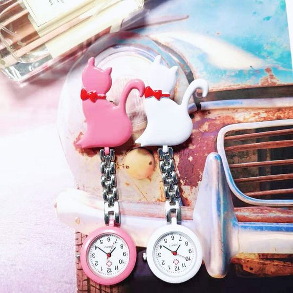 cute cat avatar nurse pocket watch fashion small three-piece alloy watch chain accurate time battery random sales, Slivery;golden
cute cat avatar nurse pocket watch fashion small three-piece alloy watch chain accurate time battery random sales, Slivery;golden