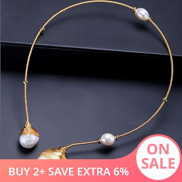 daimi collares huge baroque pearl handmade jewelry choker pearl necklace collares de moda 2019, Silver
daimi collares huge baroque pearl handmade jewelry choker pearl necklace collares de moda 2019, Silver