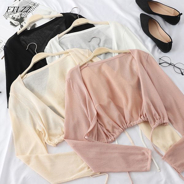 ftlzz 2019 new women cardigan jacket female the summer air-conditioning short cardigan shirt thin black coat, Black;brown
ftlzz 2019 new women cardigan jacket female the summer air-conditioning short cardigan shirt thin black coat, Black;brown