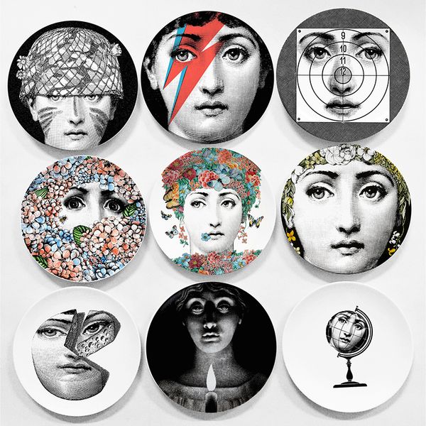 european milan style gorgeous rare plates lina lightbulb face piero wall hanging decorative 8 inch dish
european milan style gorgeous rare plates lina lightbulb face piero wall hanging decorative 8 inch dish