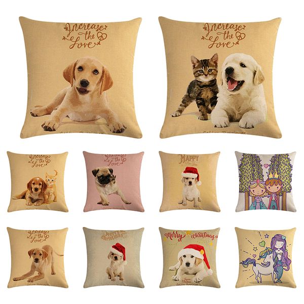 animal portrait cushion cover merry christmas dog print pillow case cotton throw pillow cover decoration for home office bedroom
animal portrait cushion cover merry christmas dog print pillow case cotton throw pillow cover decoration for home office bedroom