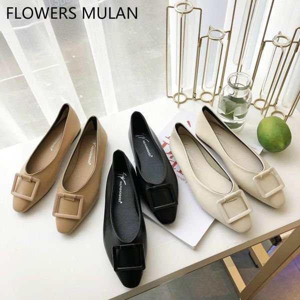 elegant square buckle flat shoes for women round toe durable rubber heels ballet flats shallow slip on girl loafers spring mules, Black
elegant square buckle flat shoes for women round toe durable rubber heels ballet flats shallow slip on girl loafers spring mules, Black