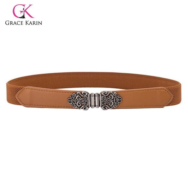 grace karin vintage style stretchy elastic pu leather waist belt jeans pants dress waistband women retro metal buckle waistbelt, Black;brown
grace karin vintage style stretchy elastic pu leather waist belt jeans pants dress waistband women retro metal buckle waistbelt, Black;brown