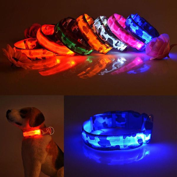 dog collars & leashes led pet collar camo print night safety light glow luminous flashing lights neck for small meidum large dogs cats
dog collars & leashes led pet collar camo print night safety light glow luminous flashing lights neck for small meidum large dogs cats
