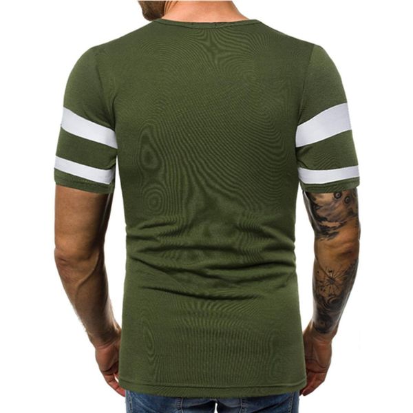 sleeve vintage men casual tees designer casual pure color line pallened mens shirts designer crew neck short, White;black
sleeve vintage men casual tees designer casual pure color line pallened mens shirts designer crew neck short, White;black