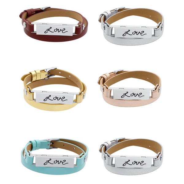 7 styles stainless steel essential oil aroma bracelet rectangular letter love pattern leather belt bracelet new hollow perfume bracelet, Golden;silver
7 styles stainless steel essential oil aroma bracelet rectangular letter love pattern leather belt bracelet new hollow perfume bracelet, Golden;silver