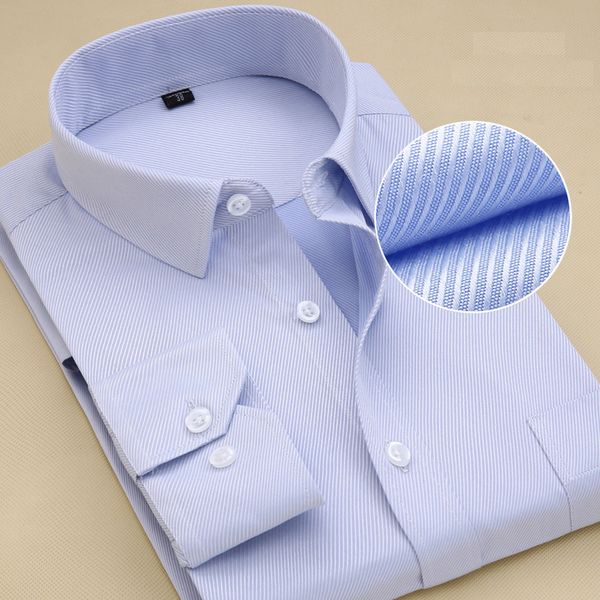fashion men shirt stripe regular-fit casual shirts with long sleeve classic male dress shirt formal business male, White;black
fashion men shirt stripe regular-fit casual shirts with long sleeve classic male dress shirt formal business male, White;black