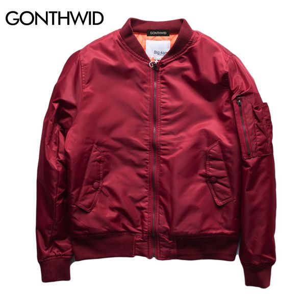 gonthwid ma1 bomber thick jackets mens autumn/winter flight fighter pilot coats men casual army green windproof jacket, Black;brown
gonthwid ma1 bomber thick jackets mens autumn/winter flight fighter pilot coats men casual army green windproof jacket, Black;brown