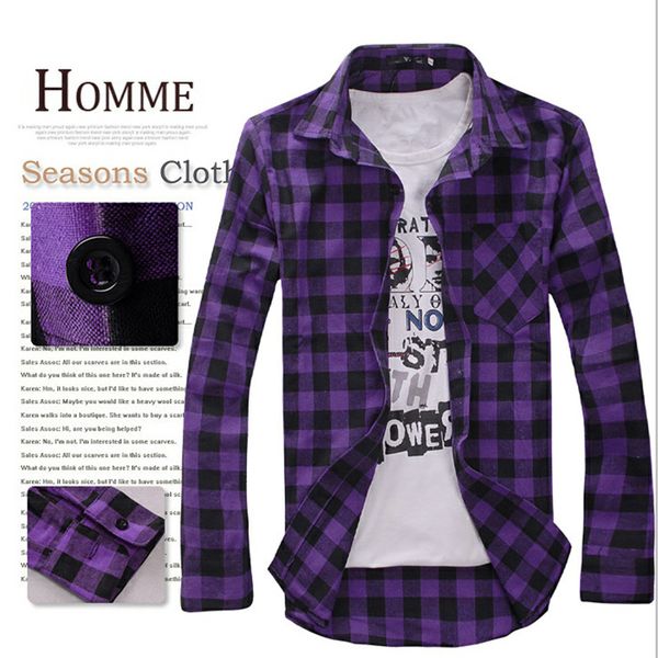 2018 men plaid shirt camisas 2017 new arrival men's fashion plaid long-sleeved shirt male casual wf12 -xxl h, White;black
2018 men plaid shirt camisas 2017 new arrival men's fashion plaid long-sleeved shirt male casual wf12 -xxl h, White;black